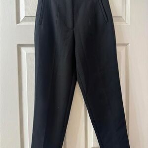 Zara Black High-Waisted Trousers